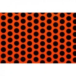 10Mtr Oracover Fun-4 Small Cheq.Red/Black