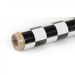 2Mtr Oracover Fun-3 Large Cheq.White/Black