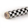 2Mtr Oracover Fun-4 Small Cheq.White/Black